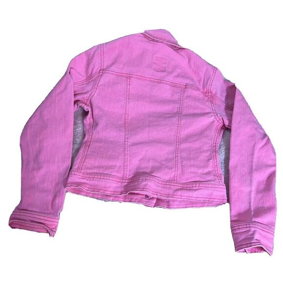 JACKET Old Navy Girls Pink Jean Jacket Size Large - Picture 12 of 15